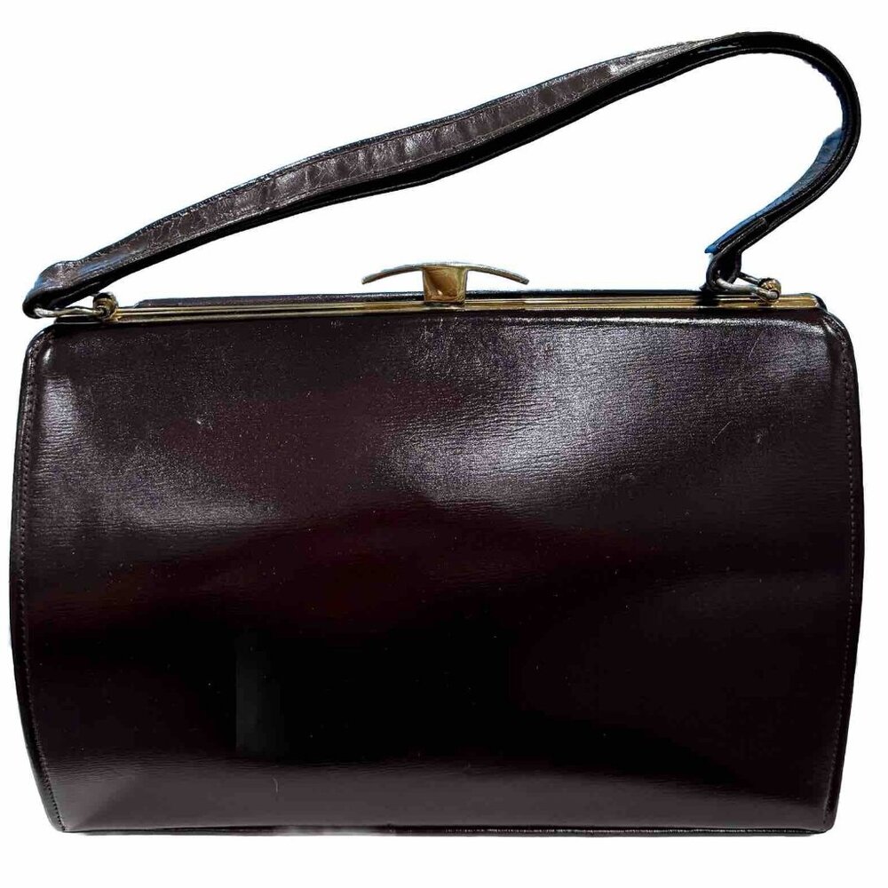 VTG James Florsheim London for Woodward and Lothrop Brown Leather Tailored Purse